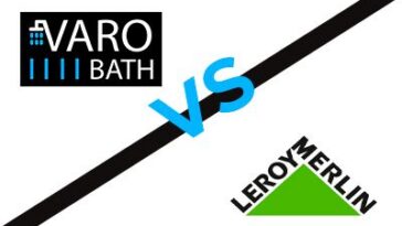 Platos de ducha Leroy Merlín VS Varobath