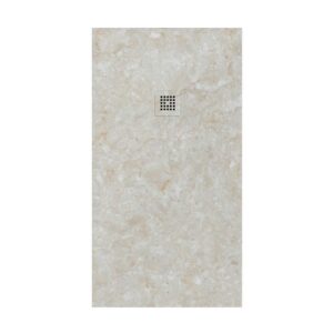 Plato de ducha resina textura pizarra. Efecto en mármol PALMA - antideslizante STONE 3D moderno