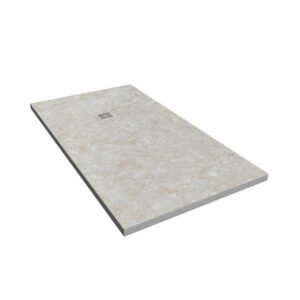 Plato de ducha resina textura pizarra. Efecto en mármol PALMA - antideslizante STONE 3D moderno
