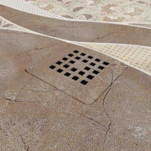 Plato de ducha resina Art-Deco textura pizarra Palace. Antideslizante STONE 3D moderno
