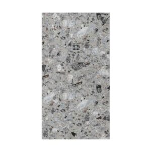 Plato de ducha resina textura pizarra. Efecto en mármol Ferox - antideslizante STONE 3D moderno