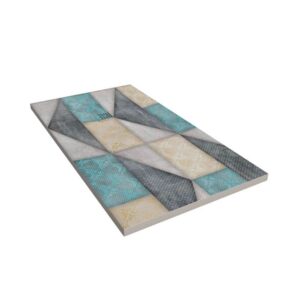Plato de ducha resina Art-Deco textura pizarra Clarck. Antideslizante STONE 3D moderno