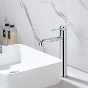 Grifo Monomando Alto de Lavabo DIAMOND Cromo