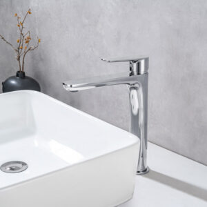 Grifo Monomando de Lavabo Alto NATURE Cromo