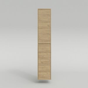 Columna de baño 2 puertas suspendida 185 cm x 35 cm x 25 cm acabado ROBLE CLARO