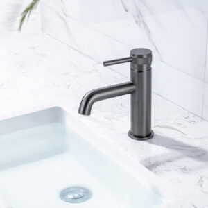 Grifo Monomando de Lavabo DIAMOND Gris Mate