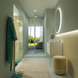 Mueble de baño ELLA con patas 2 cajones acabado BLANCO