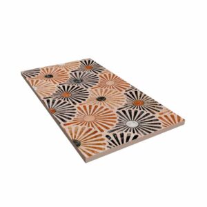 Plato de ducha resina Art-Deco textura pizarra Hive. Antideslizante STONE 3D moderno