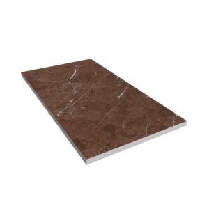 Plato de ducha resina textura pizarra. Efecto en mármol Sahara marrón - antideslizante STONE 3D moderno