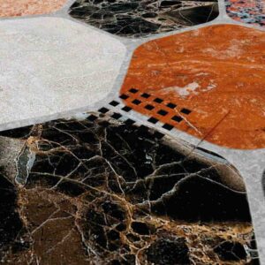 Plato de ducha resina Art-Deco textura pizarra Kenmond. Antideslizante STONE 3D moderno