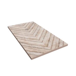 Plato de ducha resina Art-Deco textura pizarra Hall. Antideslizante STONE 3D moderno