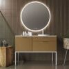 Mueble de baño ELLA con patas 2 cajones- 1 puerta acabado ARCILLA