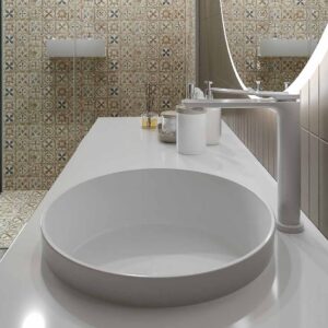 Mueble de baño ELLA con patas 2 cajones- 1 puerta acabado ARCILLA