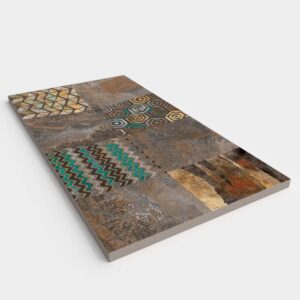 Plato de ducha resina Art-Deco textura pizarra Timiris. Antideslizante STONE 3D moderno