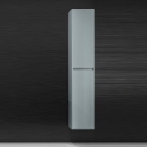 Columna de baño 2 puertas suspendida 185 cm x 35 cm x 25 cm acabado ROSA PALO