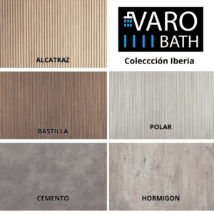 Columna de baño IBERIA suspendida 2 puertas 120 cm x 35 cm x 21 cm acabado ALCATRAZ