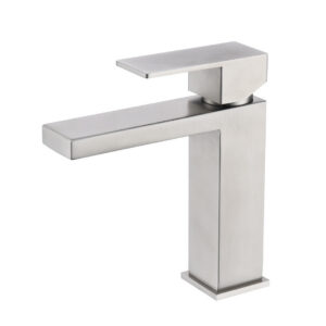 Grifo Monomando de Lavabo ARMY Níquel Cepillado