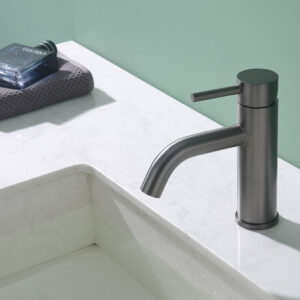 Grifo Monomando de Lavabo ROCK Black Gum Metal