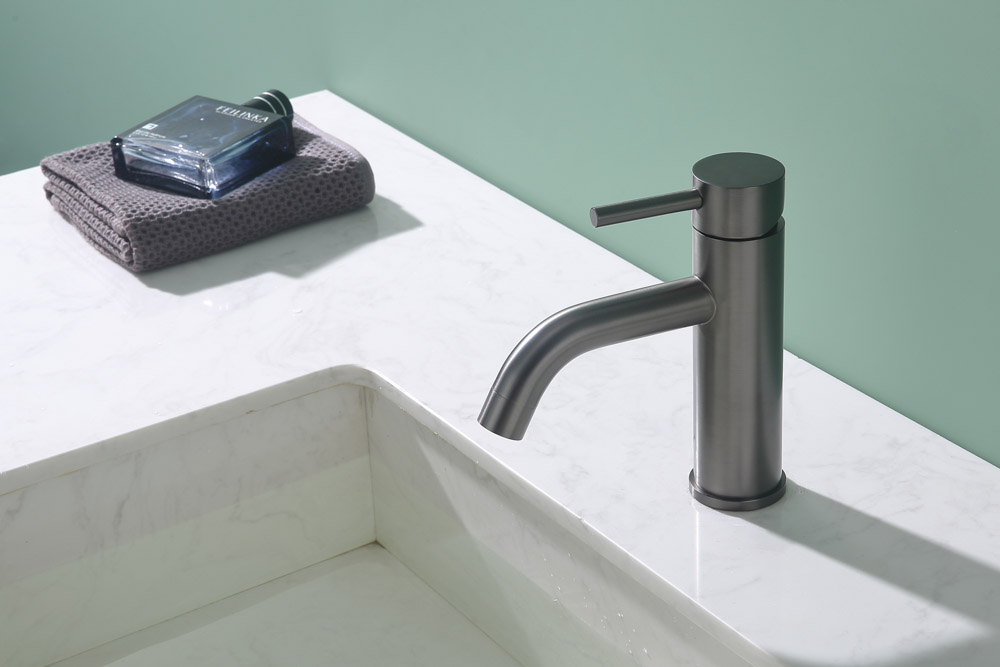 Grifo Monomando de Lavabo ROCK Black Gum Metal - Imagen 3