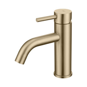Grifo Monomando de Lavabo ROCK Oro Cepillado