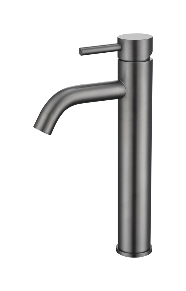Grifo Monomando de Lavabo Alto ROCK Black Gum Metal