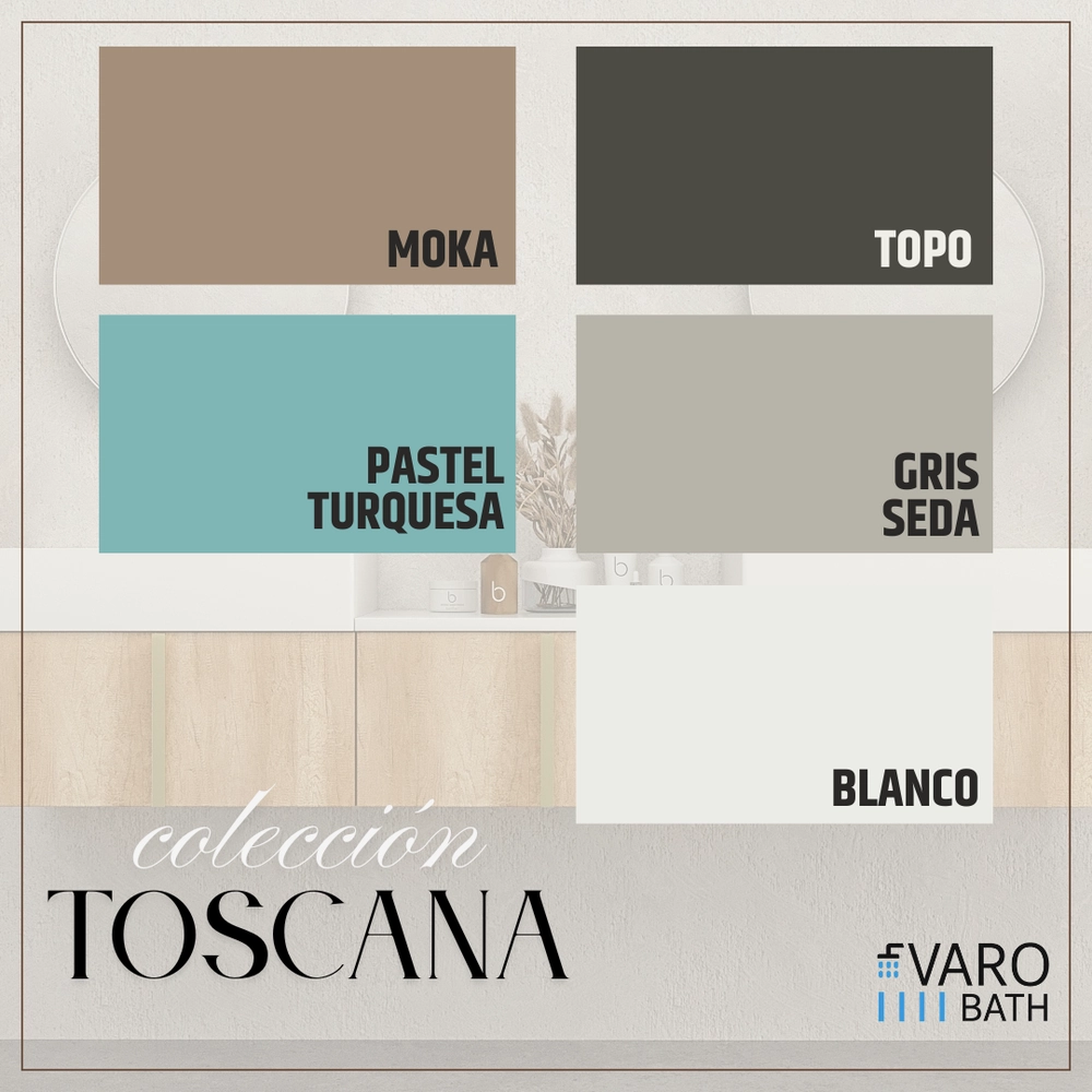 Columna de baño TOSCANA suspendida 2 puertas 120 cm x 35 cm x 21 cm - Imagen 11
