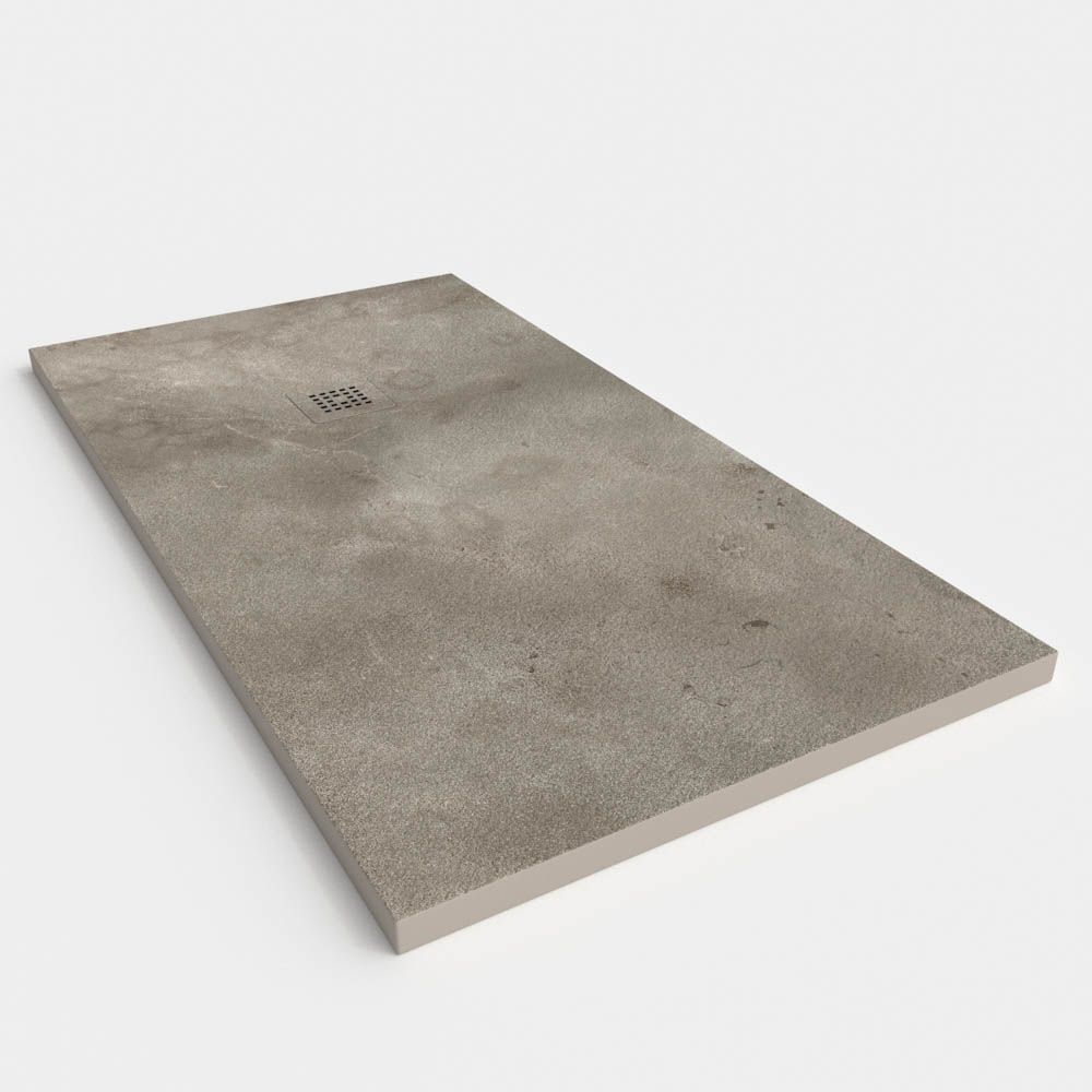 Plato de ducha efecto Cemento Almada - antideslizante STONE 3D moderno - Imagen 3