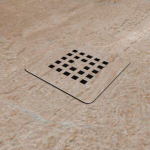 Plato de ducha efecto Cemento Areia - antideslizante STONE 3D moderno