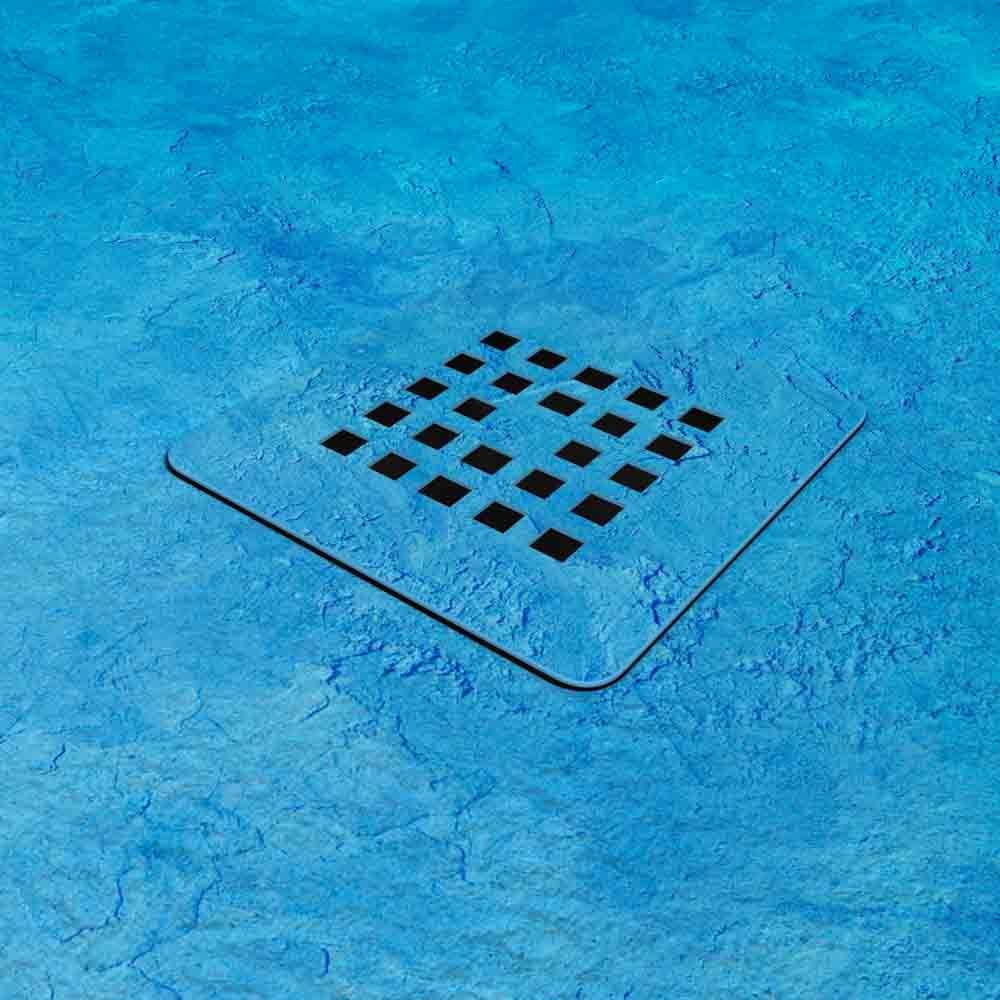 Plato de ducha efecto Cemento Blue - antideslizante STONE 3D moderno - Imagen 3