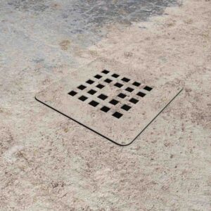 Plato de ducha efecto Cemento Cinza - antideslizante STONE 3D moderno