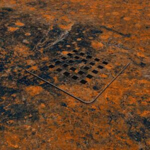 Plato de ducha efecto Cemento Cuero - antideslizante STONE 3D moderno