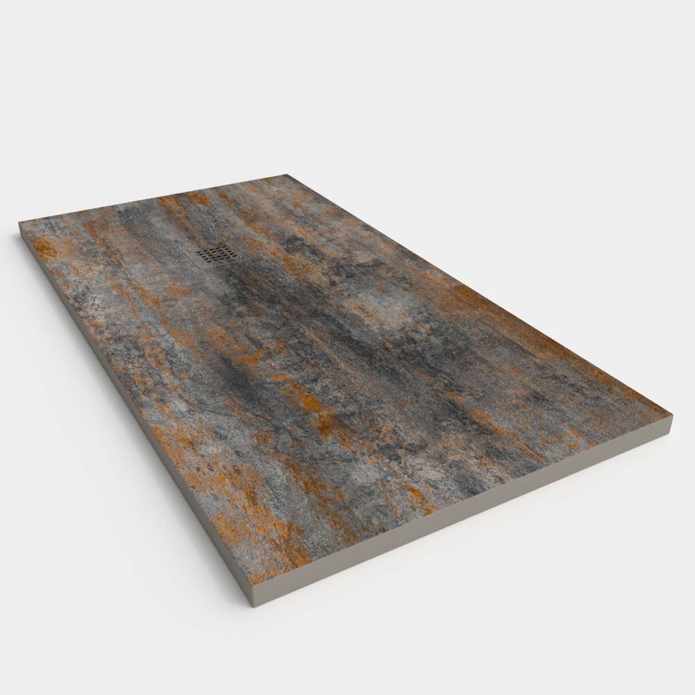 Plato de ducha efecto Cemento Edipo - antideslizante STONE 3D moderno - Imagen 2