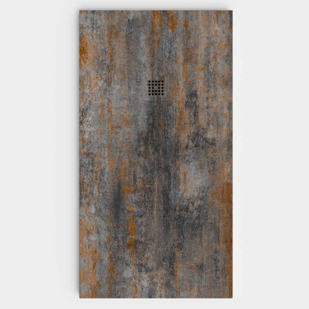 Plato de ducha efecto Cemento Edipo - antideslizante STONE 3D moderno