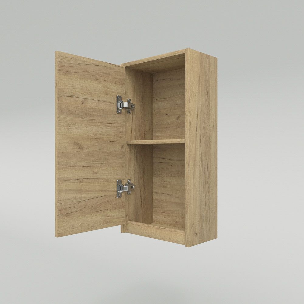 Columna de baño colgar CARMEN suspendida ROBLE CLARO 70 x 35 x 22 cm - Imagen 3