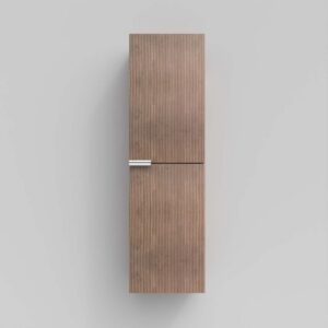 Columna de baño IBERIA suspendida 2 puertas 120 cm x 35 cm x 21 cm acabado BASTILLA