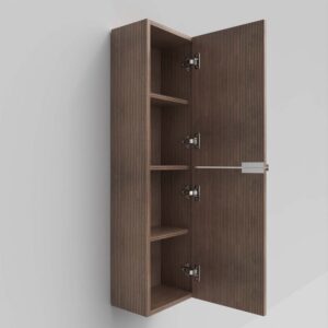 Columna de baño IBERIA suspendida 2 puertas 120 cm x 35 cm x 21 cm acabado BASTILLA