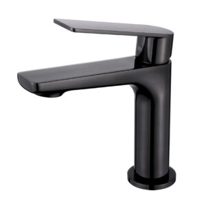Grifo Monomando de Lavabo GLORY Negro Cristal