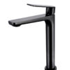 Grifo Monomando Alto de Lavabo GLORY Negro Cristal