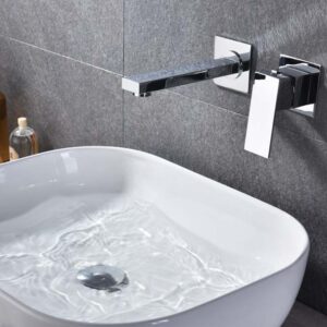 Grifo Monomando de Lavabo Empotrado THUNDER Cromo