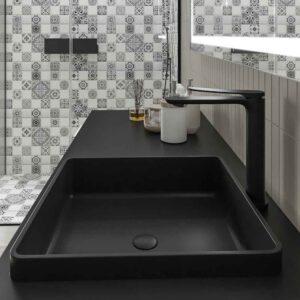 Mueble de baño ELLA con patas 2 cajones - 2 puertas acabado PERLADO