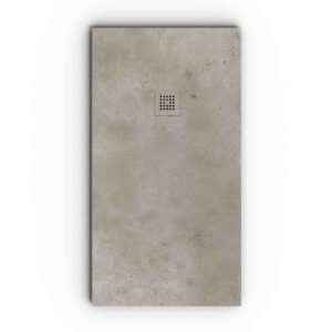 Plato de ducha efecto Cemento Cromat y otros colores - antideslizante STONE 3D moderno
