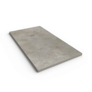 Plato de ducha efecto Cemento Cromat y otros colores - antideslizante STONE 3D moderno