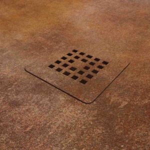 Plato de ducha efecto Cemento Cupra y otros colores - antideslizante STONE 3D moderno