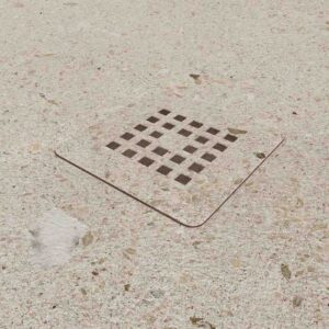 Plato de ducha efecto Resina Terrazo ROSES - antideslizante STONE 3D moderno