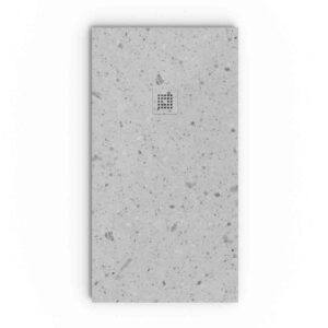 Plato de ducha efecto Terrazo TIGER - antideslizante STONE 3D moderno