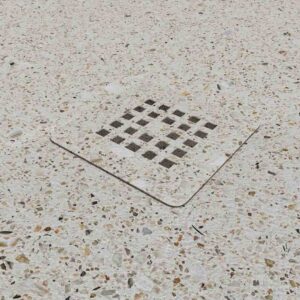 Plato de ducha efecto Terrazo PLAIN - antideslizante STONE 3D moderno