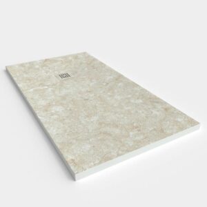 Plato de ducha resina textura pizarra. Efecto en Mármol Omaza - antideslizante STONE 3D moderno