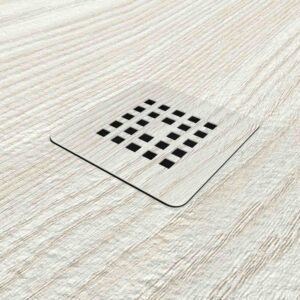 Plato de ducha resina textura pizarra acabado efecto Madera Fresno Taiga - antideslizante STONE 3D moderno