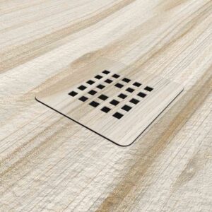 Plato de ducha resina textura pizarra acabado efecto Madera Pino Denver - antideslizante STONE 3D moderno