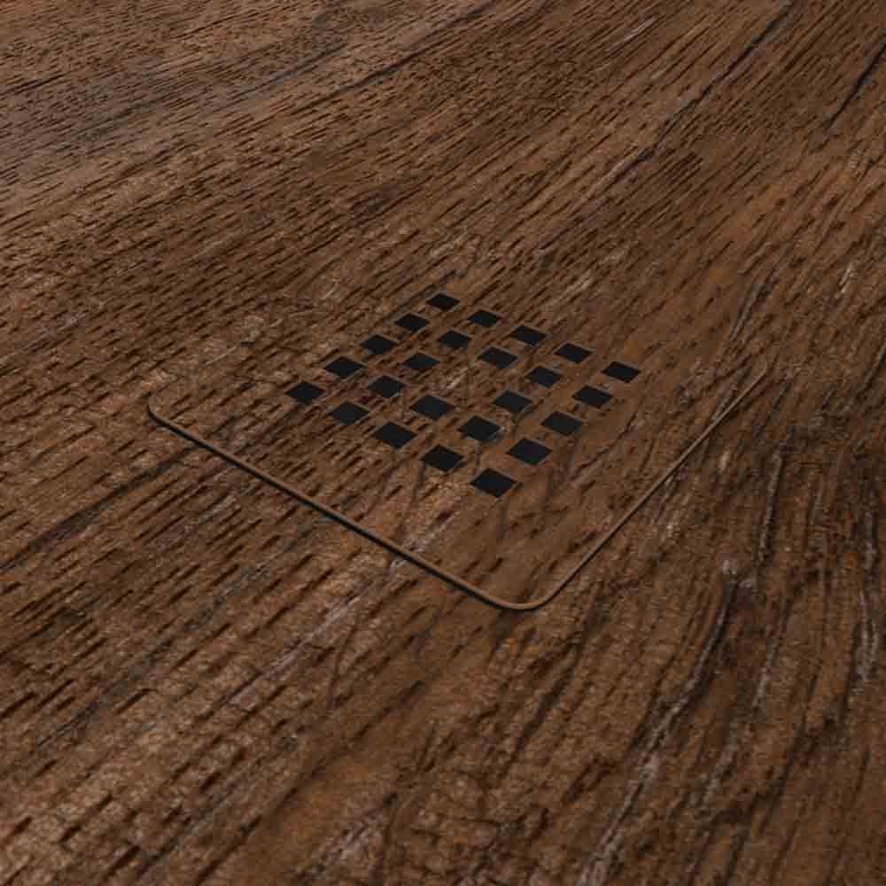 Plato de ducha resina textura pizarra acabado efecto Madera Nogal Walquiria - antideslizante STONE 3D moderno - Imagen 3